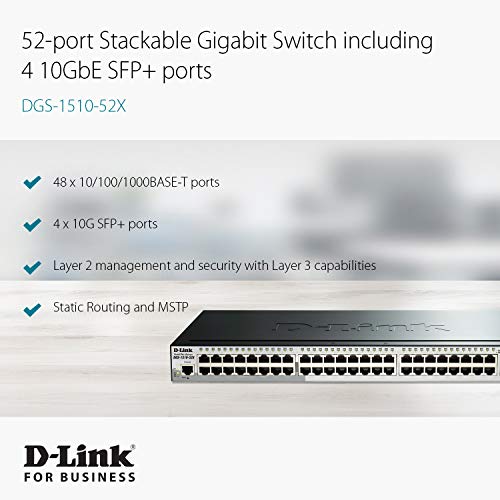 52-Port Gigabit  Smart Managed SW SFP+