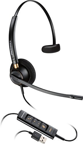 Best Value Plantronics Encore Pro HW515 USB 203442-01 "Noise Cancelling" USB Mono PC Headset