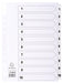 Best Value Exacompta Mylar Printed Indices, A4, 10 Parts (1-10) - White