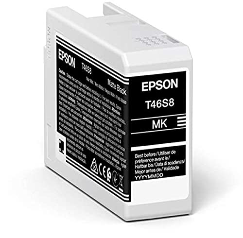 Epson Matte Black T46S8 Pro10 Ink Cart 25Ml