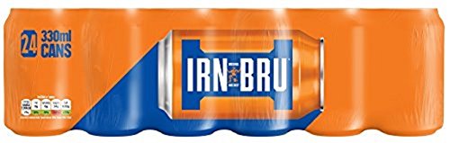 Best Value IRN-BRU Soft Drink Cans, 330 ml, Pack of 24