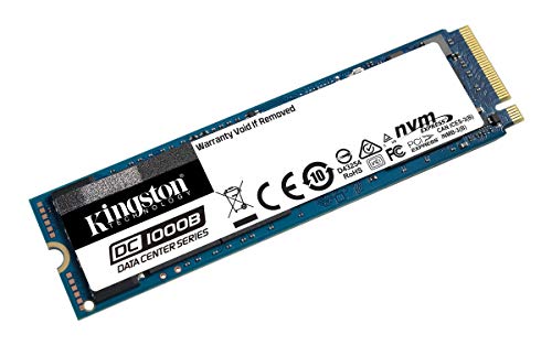 Kingston Data Center DC1000B - Solid state drive - encrypted - 480 GB - internal - M.2 2280 - PCI Express 3.0 x4 (NVMe) - 256-bit AES - Self-Encrypting Drive (SED)