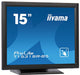 iiyama ProLite T1531SR-B5 - LED monitor - 15" - touchscreen - 1024 x 768 @ 75 Hz - TN - 370 cd/m - 700:1 - 8 ms - HDMI, VGA, DisplayPort - speakers - matte black