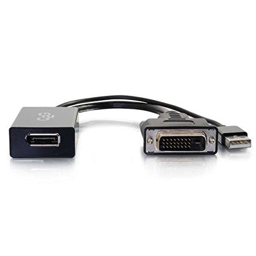 C2G DVI to DisplayPort Adapter Converter - Video converter - DVI - DisplayPort - black