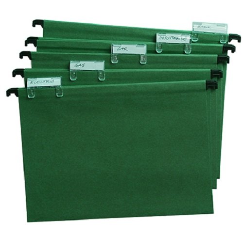 Best Value Cathedral Suspension files A4 20pk - Green