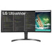 LG 35WN65C-B - LED monitor - curved - 35" - 3440 x 1440 Ultra WQHD @ 100 Hz - VA - 300 cd/m - 2500:1 - HDR10 - 5 ms - 2xHDMI, DisplayPort - speakers - matte black