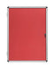 Best Value Bi-Office Enclore Display Case Felt Interior 720 x 981 mm red