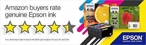 Best Value Epson C13T29864012 Claria Home Ink Epson 29 Standard Capacity Strawberry Ink Cartridge, Pack of 4, Amazon Dash Replenishment Ready