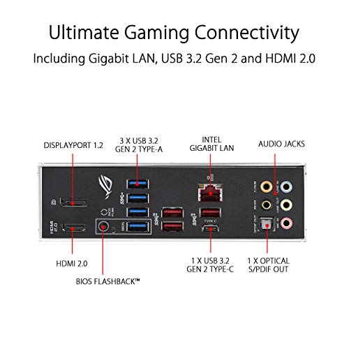 ASUS ROG Strix X570-F Gaming - Motherboard - ATX - Socket AM4 - AMD X570 - USB-C Gen2, USB 3.2 Gen 1, USB 3.2 Gen 2 - Gigabit LAN - onboard graphics (CPU required) - HD Audio (8-channel)