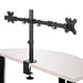 Desk Mount Dual Monitor Arm - Articulating - for up To 32" Vesa Mount Monitors - Double Joint Crossbar - Steel (ARMDUAL2)