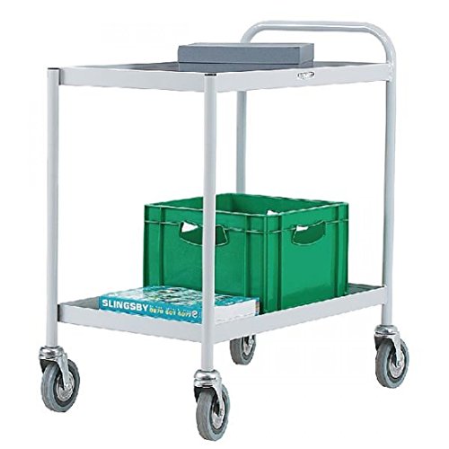 Best Value General 2 Tier Grey Purpose Trolley 331490