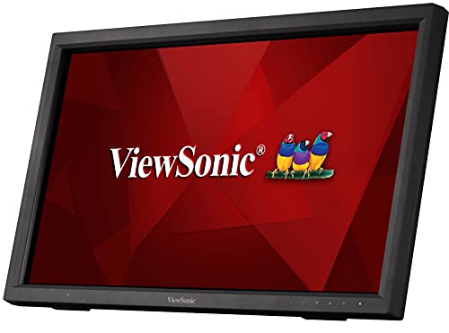 Viewsonic TD2223 - LED monitor - 22" (21.5" viewable) - touchscreen - 1920 x 1080 Full HD (1080p) @ 75 Hz - TN - 250 cd/m? - 1000:1 - 5 ms - HDMI, DVI-D, VGA - speakers