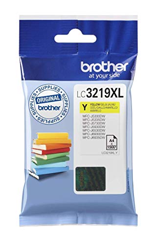 Best Value Brother LC-3219XLY Inkjet Cartridge, High Yield, Yellow, Brother Genuine Supplies