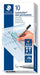 Best Value Staedtler Lumocolor Pen Non-permanent Pen 316-9 Fine 0.6mm Line - Black (Pack of 10)