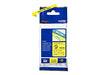 Best Value Brother TZe-621 Labelling Tape Cassette, 9 mm (W) x 8 m (L), Laminated, Brother Genuine Supplies - Black on Yellow