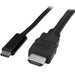 StarTech.com USB C to HDMI Cable - 3 ft / 1m - USB-C to HDMI 4K 30Hz - USB Type C to HDMI - Computer Monitor Cable