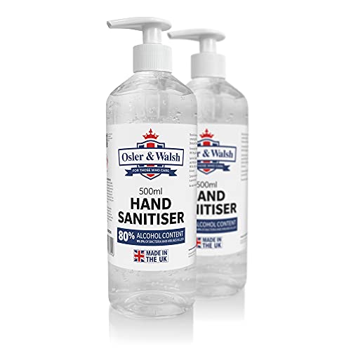 ValueX Hand Sanitiser Pump Top Bottle 500ml 0604527