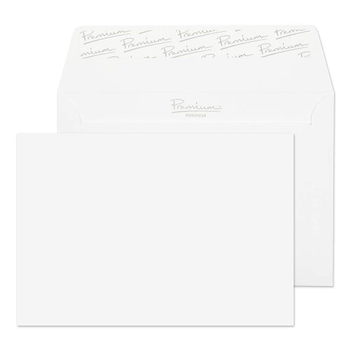 Best Value Blake Premium Business C6 114 x 162 mm 120 gsm Peel & Seal Wallet Envelopes (91155) Diamond White Laid - Pack of 50