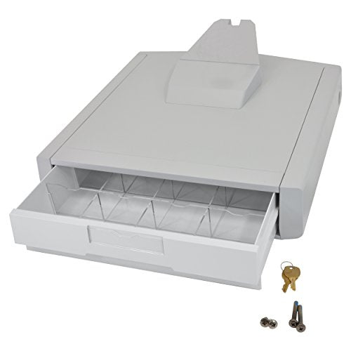 Ergotron StyleView Primary Storage Drawer, Single - Storage box - grey white - cart mountable