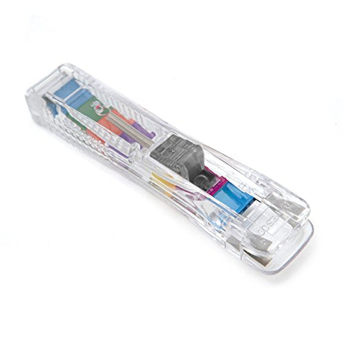 Best Value Rapesco Supaclip #40 Dispenser with 25 Multicoloured Refill Clips