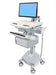 Ergotron StyleView Cart with LCD Arm, LiFe Powered, 1 Tall Drawer - Cart - for LCD display / PC equipment (open architecture) - lockable - aluminium, zinc-plated steel, high-grade plastic - screen size: up to 24" - 40 Ah - lithium