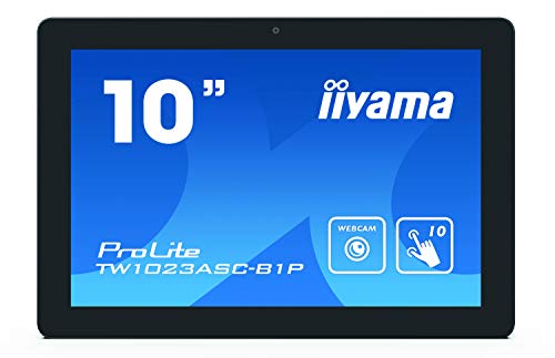 iiyama ProLite TW1023ASC-B1P - LED monitor - 10.1" - stationary - touchscreen - 1280 x 800 - IPS - 450 cd/m² - 1000:1 - 25 ms - HDMI - speakers - black, matte