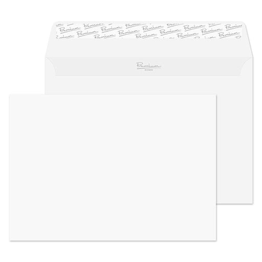 Best Value Blake Premium Business C5 162 x 229 mm 120 gsm Peel & Seal Wallet Envelopes (31707) Ice White Wove - Pack of 500