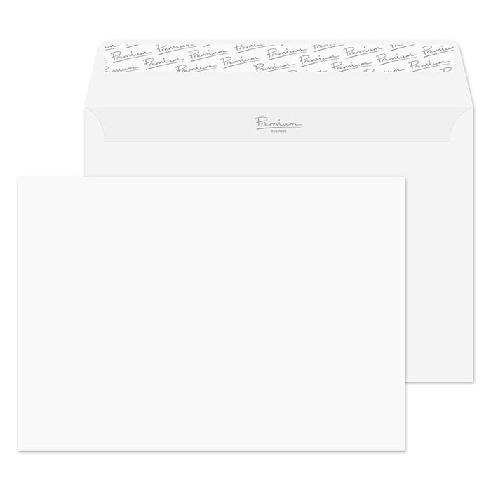 Best Value Blake Premium Business C5 162 x 229 mm 120 gsm Peel & Seal Wallet Envelopes (31707) Ice White Wove - Pack of 500