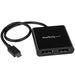 StarTech MST Hub USB C to 2 Port DisplayPort