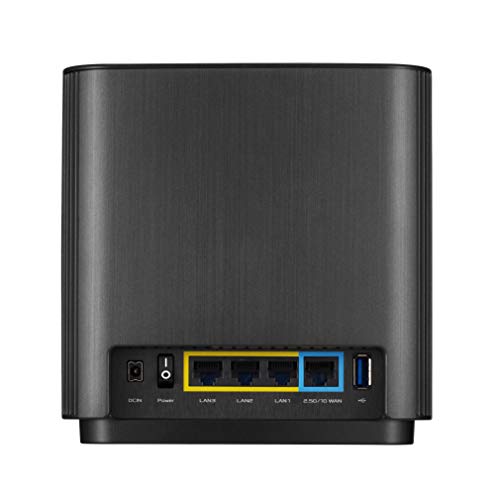 ASUS ZenWiFi AX (XT8) - Router - 3-port switch - GigE, 2.5 GigE - 802.11a/b/g/n/ac/ax - Tri-Band