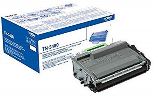 Brother TN3480 - High Yield - black - original - toner cartridge - for Brother HL-L5000, L5050, L5100, L5200, L6450, MFC-L5700, L5750, L6800, L6900, L6950, L6970