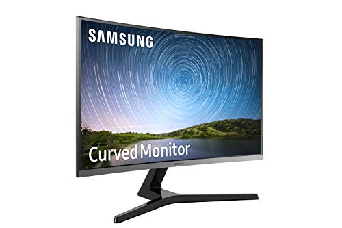 Samsung C32R500FHR - LED monitor - curved - 32" (31.5" viewable) - 1920 x 1080 Full HD (1080p) @ 75 Hz - VA - 300 cd/m? - 3000:1 - 4 ms - HDMI, VGA - dark grey/blue