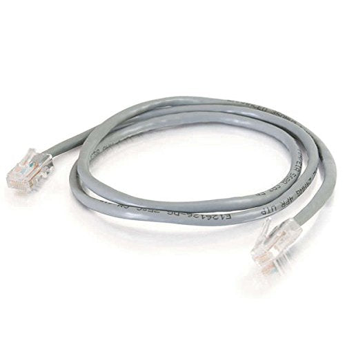 C2G Cat5e Non-Booted Unshielded (UTP) Network Crossover Patch Cable - Crossover cable - RJ-45 (M) to RJ-45 (M) - 1.5 m - UTP - CAT 5e - stranded, uniboot - grey