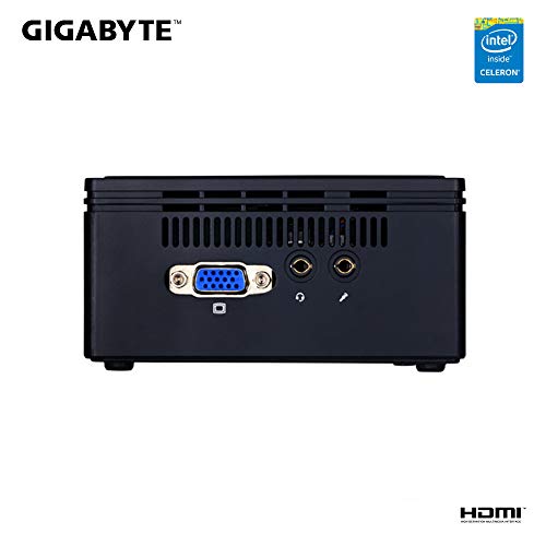 Gigabyte BRIX GB-BACE-3160 (rev. 1.0) - Barebone - Ultra Compact PC Kit - 1 x Celeron J3160 / 1.6 GHz - RAM 0 GB - HD Graphics 400 - GigE