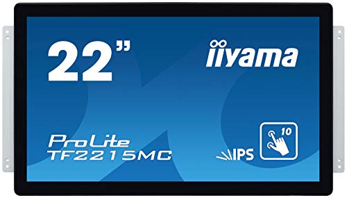 iiyama ProLite TF2215MC-B2 - LED monitor - 22" (21.5" viewable) - open frame - touchscreen - 1920 x 1080 Full HD (1080p) @ 60 Hz - IPS - 350 cd/m - 1000:1 - 14 ms - HDMI, VGA, DisplayPort - black