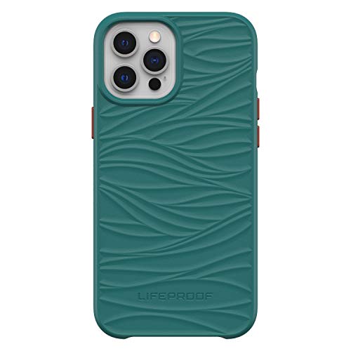 LifeProof WAKE - Back cover for mobile phone - ocean-based recycled plastic - down under, mellow wave pattern - for Apple iPhone 12 Pro Max