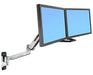 Ergotron LX HD Sit-Stand Wall Mount LCD Arm - Wall mount for LCD display - aluminium - polished aluminium - screen size: up to 46"