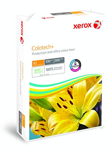 Best Value Xerox Colotech+ Premium White Paper 100gsm A3 Ream of 500 Sheets