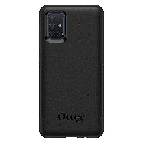 OtterBox Commuter Series Lite - Back cover for mobile phone - polycarbonate, synthetic rubber - black - for Samsung Galaxy A71