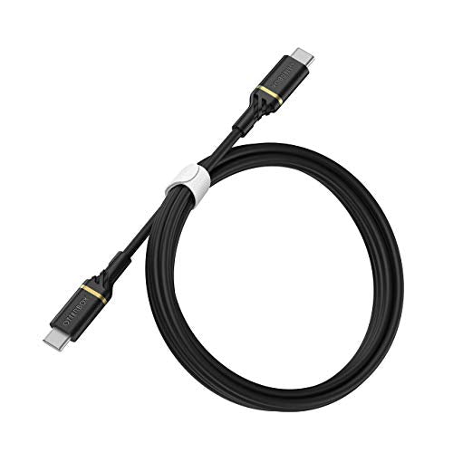 OtterBox Fast Charge Cable Standard - USB cable - USB-C (M) to USB-C (M) - USB 2.0 - 1 m - black shimmer