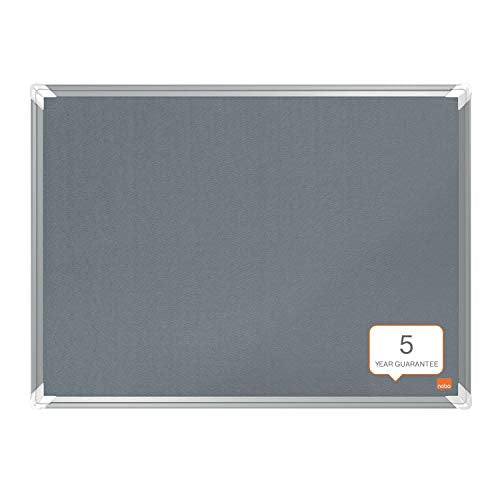 Nobo Premium Plus Grey Felt Notice Board 600X450Mm Dd