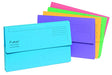 Best Value Exacompta Forever Document Wallets, 290 gsm, Foolscap - Assorted Colours, Pack of 25