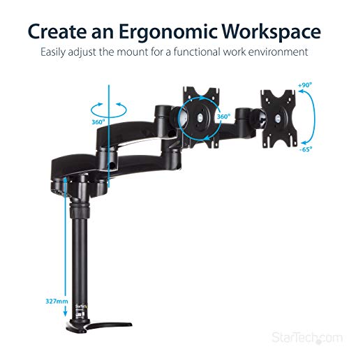 StarTech Dual Desktop Mount Monitor Arm