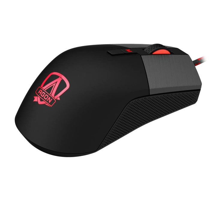 AOC Gaming AGM700 - AGON - mouse - ergonomic - right-handed - optical - 8 buttons - wired - USB 2.0