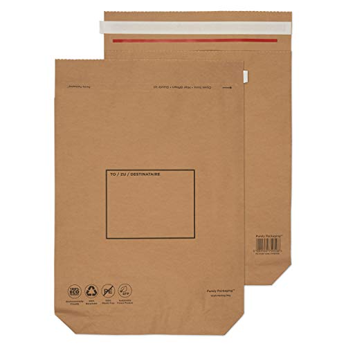 Best Value Vita 480 x 380 x 80 mm Strong Expandable Kraft Mailing Bag (KMB1166) Pack of 100