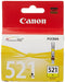 Canon CLI-521 Y - 2936B008 - 1 x Yellow - Blister with security - Ink tank - For PIXMA iP3600,iP4700,MP540,MP550,MP560,MP620,MP630,MP640,MP980,MP990,MX860,MX870