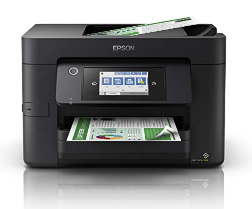 Epson WorkForce Pro WF-4820DWF, Inkjet Printers, MicroBusiness/Multi-fuction/Business/WorkForce, A4, 4 Ink Cartridges, KCYM, Print, Scan, Copy, Fax, Yes 