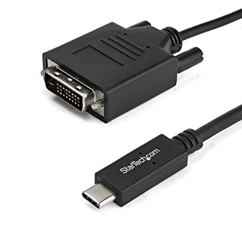 StarTech 1 m 1080p 1920 x 1200 USB-C to DVI Cable