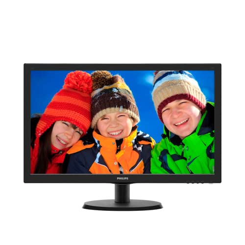 PhilIPS 223V5LSB2/10 21.5", 16.9, V-Line, Black, Texture Finish, w-led, 1920x1080, TN, 90/65 Viewing Angle CR:10, 200 cd/m2, 600:1, 5ms, 100x100 VESA, Tilt: -5/+20, VGA, Internal PSU, 2 years Warranty