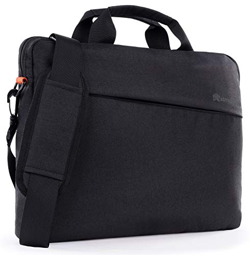 STM Gamechange 16 Inch Apple Macbook Pro Notebook Briefcase Black 360 Degree Padding Front Zip Pocket Adjustable Removable Shoulder Strap